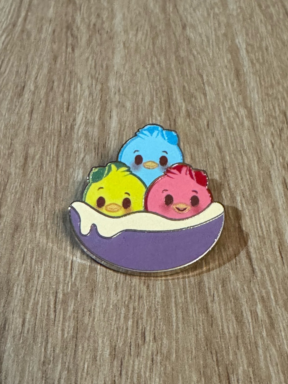 Disney Parks Munchlings Enamel Pin - Huey, Dewey, & Louie as Bowl with Fruit
